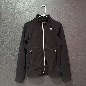 Nike ACG Women’s Black Fleece Athletic Zip Up Jacket Size Small